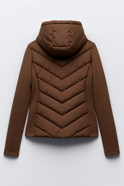 legends butik Дамско яке с качулка, двойни джобове и термоизолация