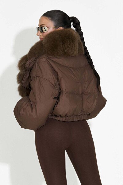 SWISS Brown women's jacket Selvoria Bogas