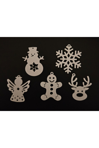 Della 5 قطع من زينة شجرة عيد الميلاد