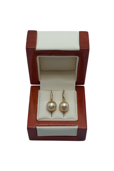 Kaskadda Cercei Perle Rare South Sea Aurii de 10–10,5 mm și Aur Galben 14K, Bijuterie de Lux | KASKADDA®