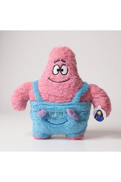 onestophube Sevimli Emoji Elbiseli Patrick Peluş 30 cm – Ultra Yumuşak Tüylü ...