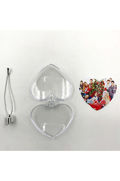 STAMINA Heart photo insert globe for Christmas tree