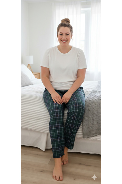 ŞERİCE Women's Plus Size Pajama Bottoms (Size Measurements Are in the Description)