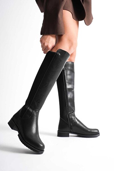 atlın moda shoes altınmodashoes Dalgıç Kumaş Detaylı Kaymaz Taban Kadın Siyah...