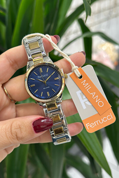 Ferrucci Çelik Kordon Su Geçirmez Garantili Kadın Kol Saati