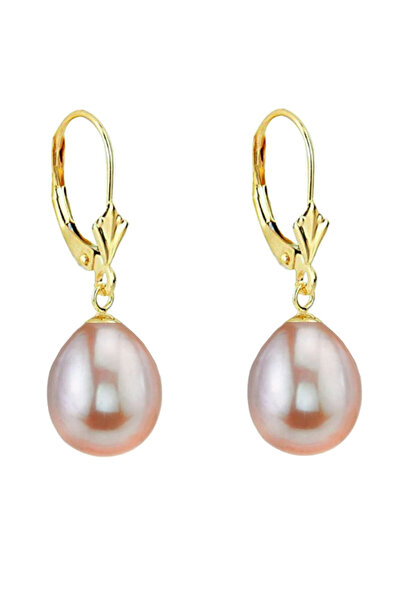 Kaskadda Cercei Perle Mari de 12/9 mm, Rare, Lavanda și Aur Galben 14K, Forma...