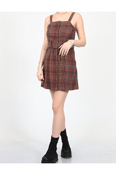 AMERICAN EAGLE Short dress, Brown