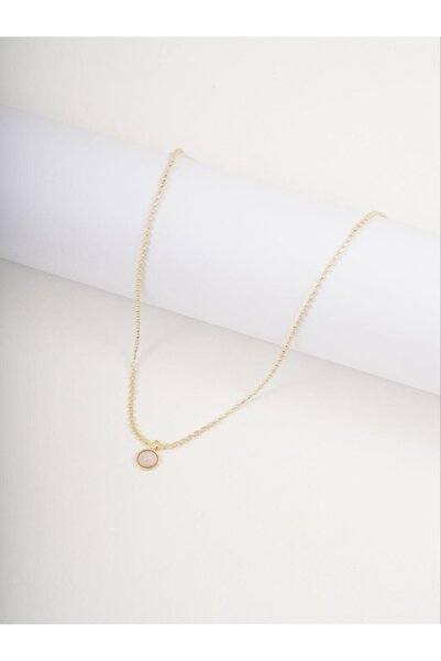 By Ola Accessories Vip Paslanmaz Çelik 14k Altın Rengi Kolye