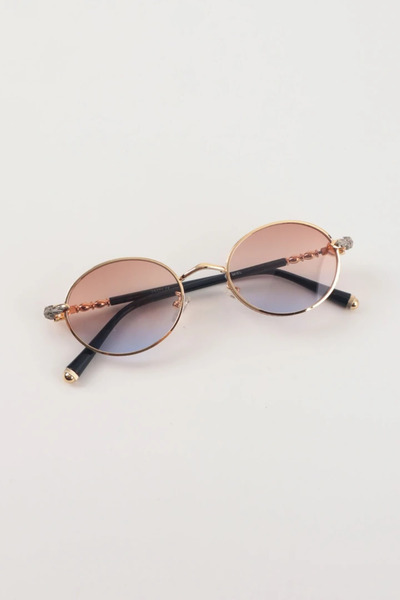Kapin Roun Oval Vintage Sunglasses - Two Colors