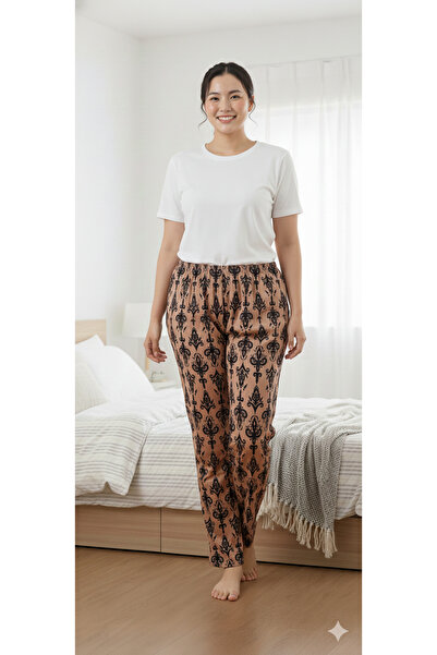 ŞERİCE Women's Plus-Size Pajama Bottoms (Product Dimensions Are Available in the Product Description)
