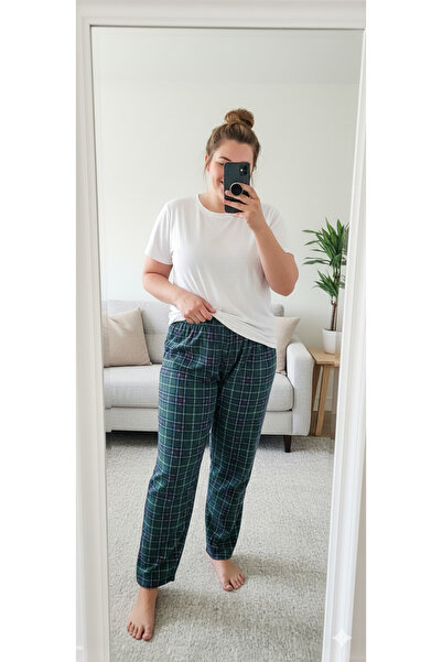 ŞERİCE Women's Plus Size Pajama Bottoms (Size Measurements Are in the Description)