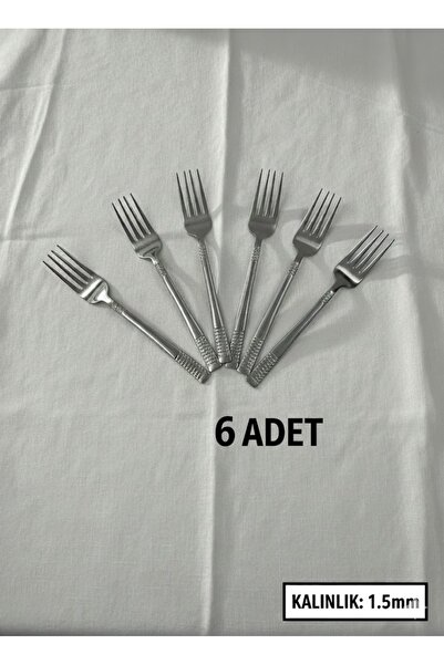 HAKS HASIR MODEL TATLI ÇATALI 6 ADET