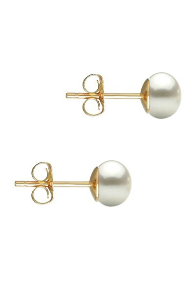 Kaskadda Cercei Perle Naturale Albe 5–6 mm, Buton AAA, Aur 14K (aur 585), Tip...