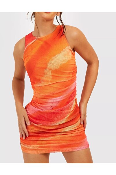 BOOHOO Short dress, Orange