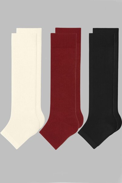 COTENCONCEPT 3 штуки без носка базові бавовняні шкарпетки для йоги