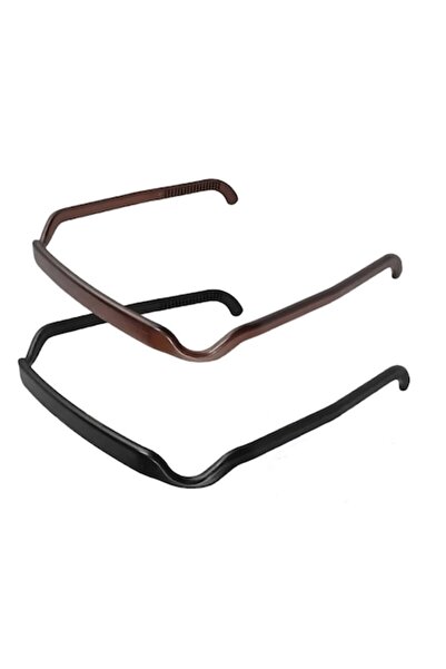 Valkry - Set de 2 bentițe pentru păr, efect ochelari de soare, negru+maro