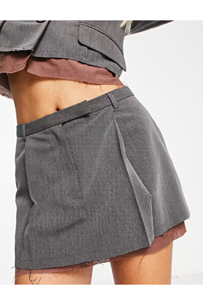 collusion Skirt, Gray
