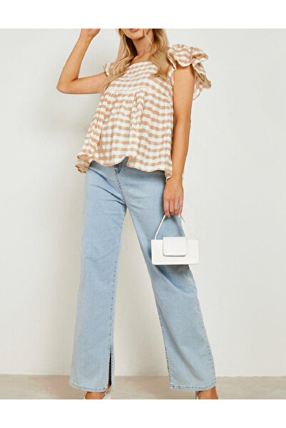 BOOHOO Blouse, Light brown