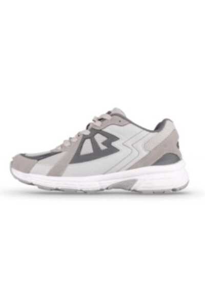 M.P. Mp 252-6056 Gray Women's Lace-Up Sports Shoes