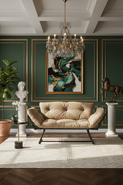 AVYNA Lour Prime Katlanır Yataklı İkili Kanepe | Mekanizmalı Çekyat Koltuk | ...