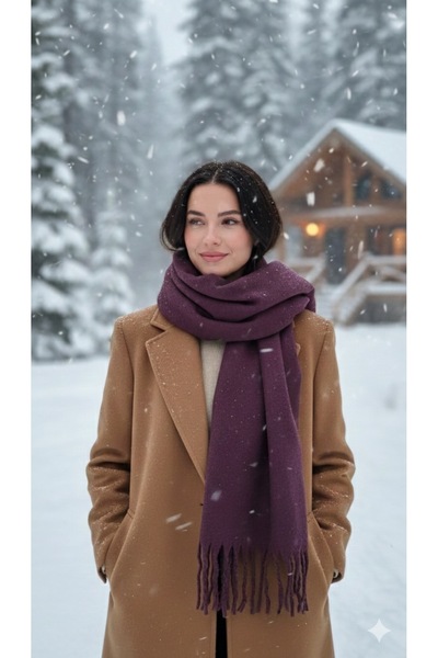 Luma Decor Kadın Kalın Atkı