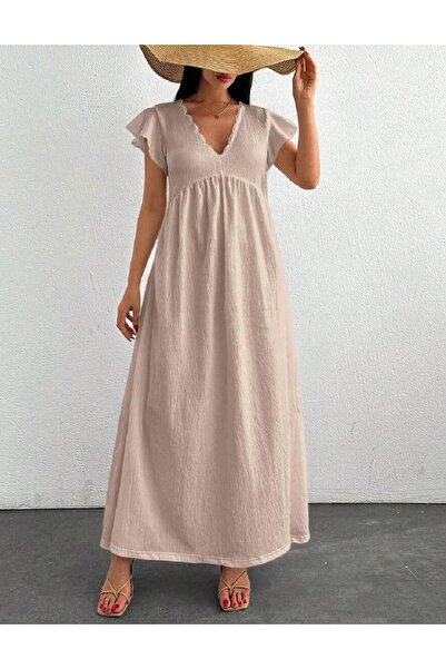 Evendi Long dress, Pale pink