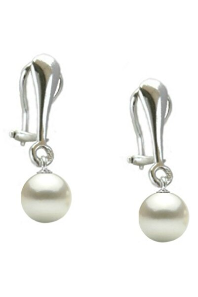 Kaskadda Cercei Perle Albe 8 mm cu Clips, Argint 925 – Sistem Fără Găuri | KASKADDA®