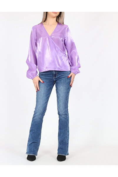 PIECES Blouse, Purple
