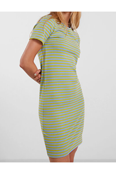 PIECES Medium dress, Green