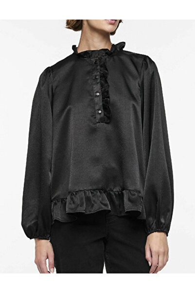 PIECES Blouse, Black