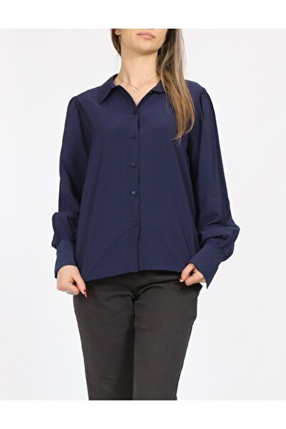 Vero Moda Shirt, Navy Blue