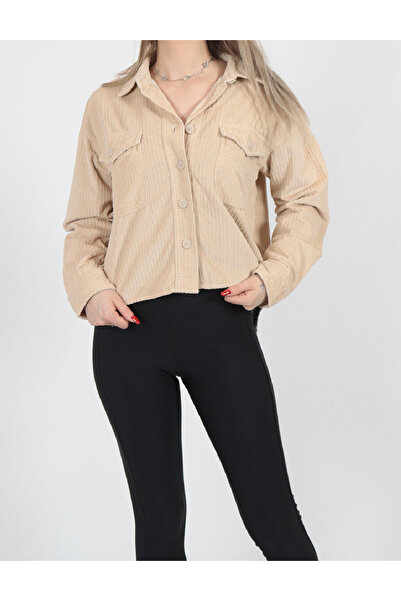 AMERICAN EAGLE Jacket, Cream