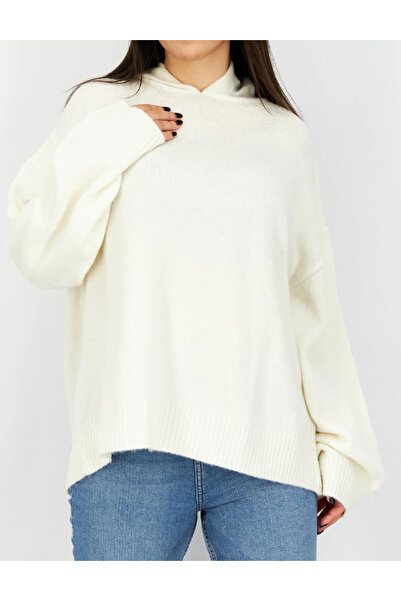 NA-KD Oversized Sweatshirt, Ecru