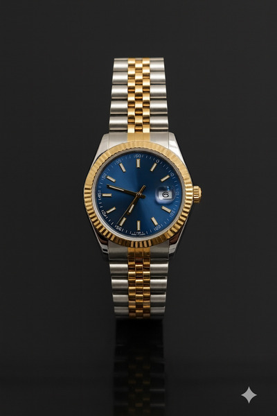 İ&A HOME Men's Steel Band Wristwatch – Premium Design, Quartz Movement