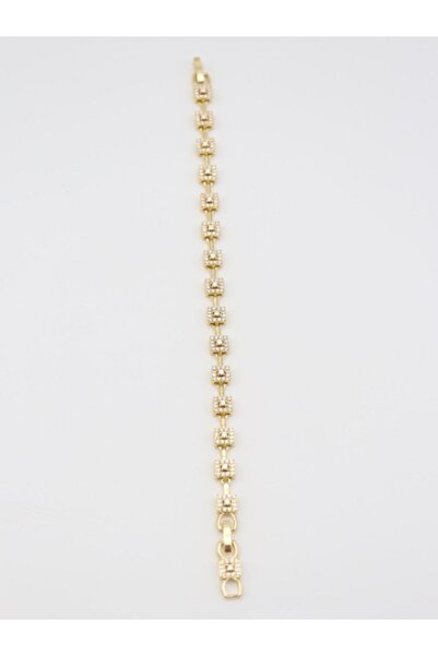 By Ola Accessories VIP Paslanmaz Çelik 14K Altın Rengi Bileklik