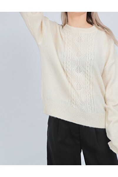 VILA Sweater, Cream