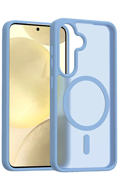 Fuchsia Samsung Galaxy S25 Fe Jota Magsafe Compatible Cover - Light Blue