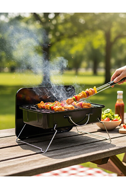 Bbq Time Gratar portabil, Negru