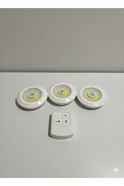 Okumuş Home Üçlü Kumandalı Pilli Dokunmatik Led Işık Aydınlatma