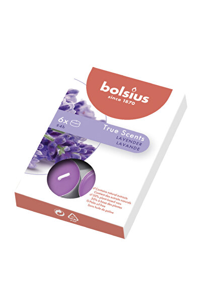 Bolsius Scented candle set, Purple