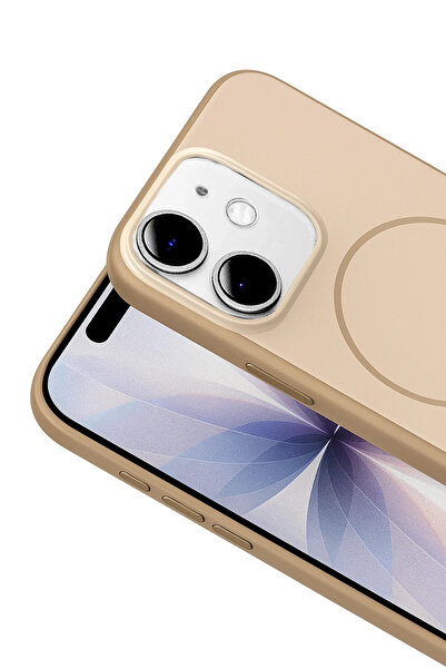 Fuchsia Apple iPhone 11 Neva Magsafe Compatible Cover - Gold