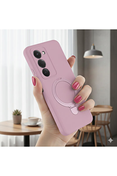 TechTrove حافظة هاتف شاومي ريدمي 15 بتصميم ناعم مع حلقة ماجسيف وغطاء مخملي داخلي