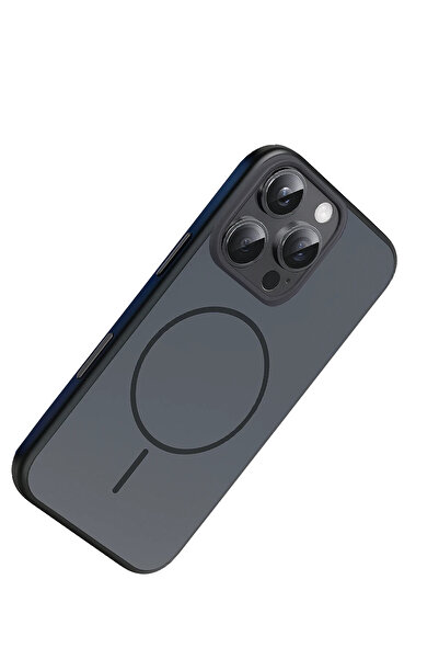 Fuchsia Apple iPhone 16 Pro Max Neva Magsafe Compatible Cover - Black