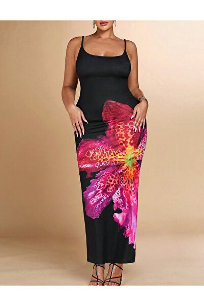 Evendi Long dress, Black