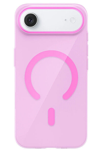 Fuchsia Apple iPhone 17 Air Pc Blank Magsafe Compatible Cover - Pink