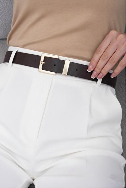Mynoa Square Buckle Women's Belt, Jacket Belt, Trouser Belt.