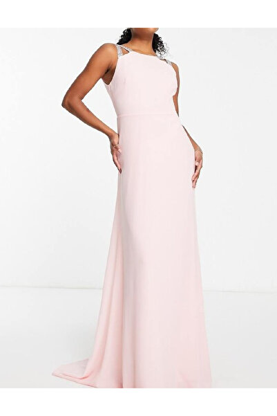 Evendi Long dress, Pink