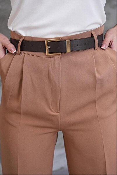 Mynoa Square Buckle Women's Belt, Jacket Belt, Trouser Belt.