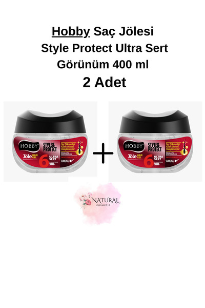 Hobby Saç Jölesi Style Protect Ultra Sert Görünüm 400 ml 2 ADET