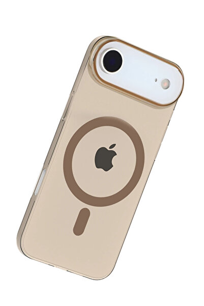 Fuchsia Apple iPhone 17 Air Pc Blank Magsafe Compatible Cover - Desert Titanium